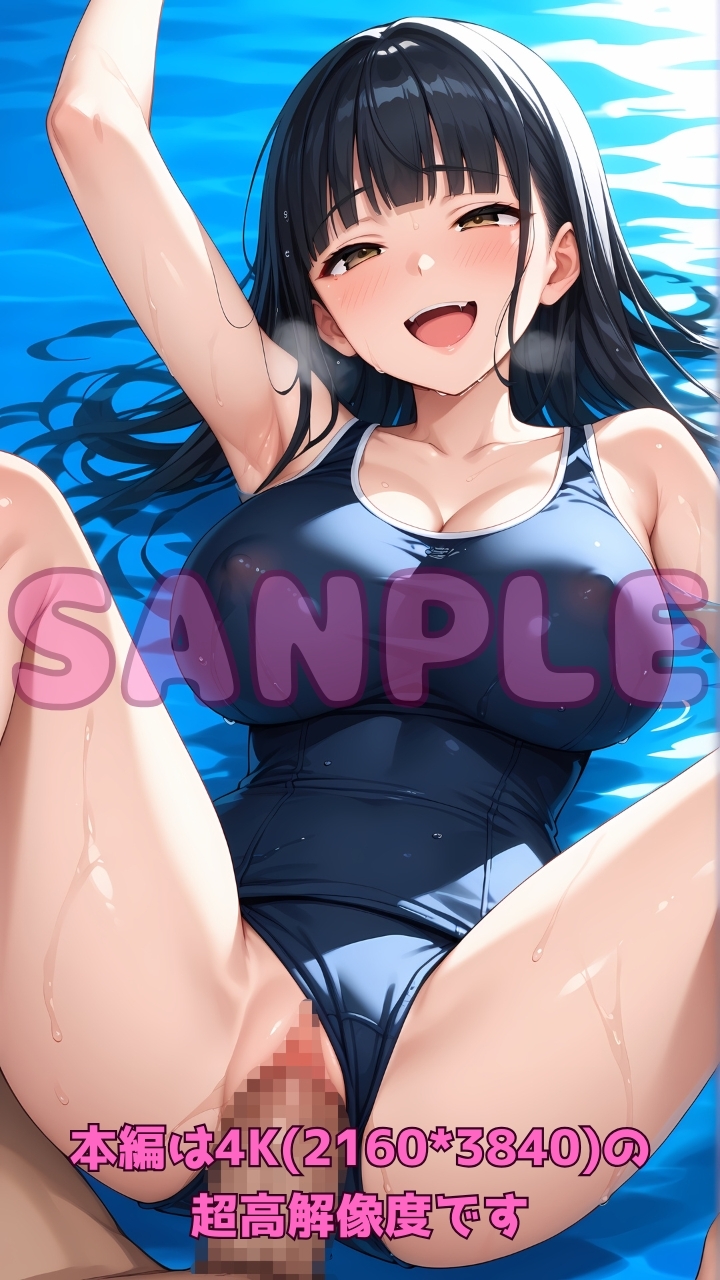 深夜のスク水部プールで禁断レッスン_6