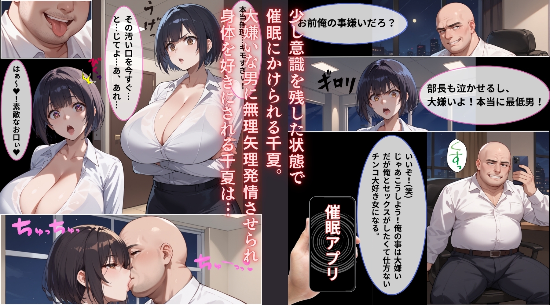 催○支配 万年ヒラ社員の俺を馬鹿にする生意気新入社員が来たので新人裏研修でメス堕ちさせてみた_7