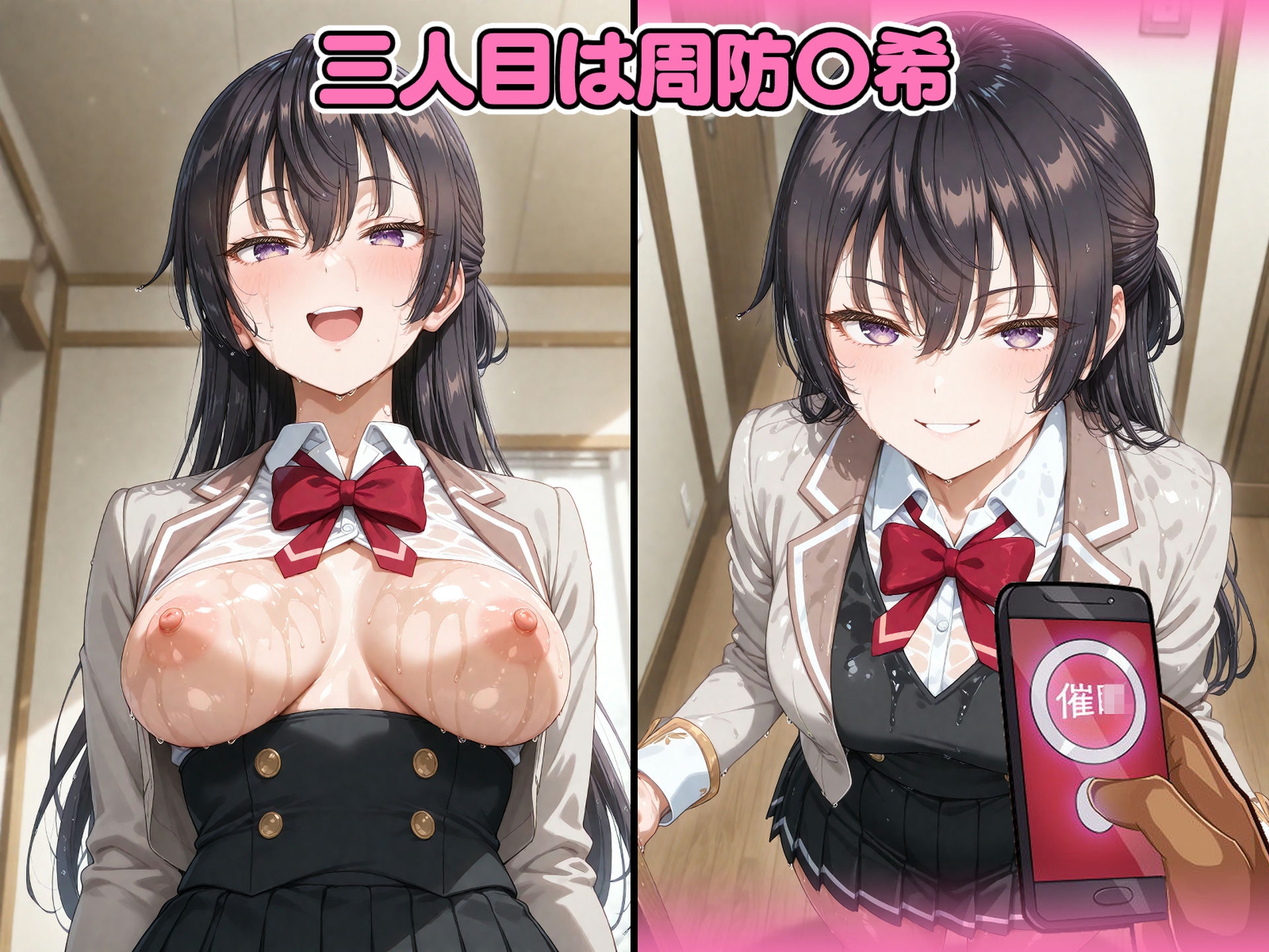 催◯アプリで完全支配 デレる女子をぬるぬる孕ませックス アーリ〇 マーシ〇 周防〇希_7