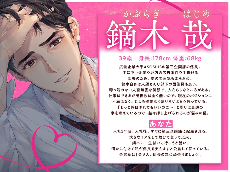 【おじさん×ゴリ押しヒロイン】恋愛卒業したオジさん上司の本気恋エッチ ～わたしが哉さんを陥落させるまで～【KU100収録】 画像2