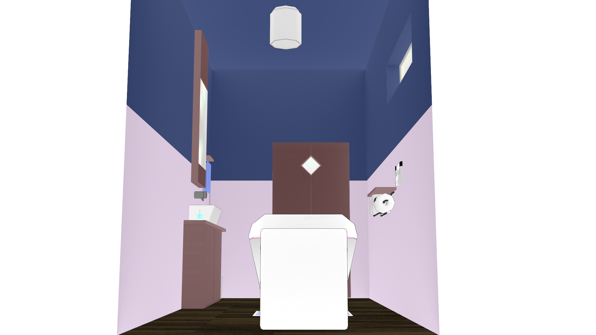 MMD用ステージモデル 施設&家庭用トイレモデルデータ