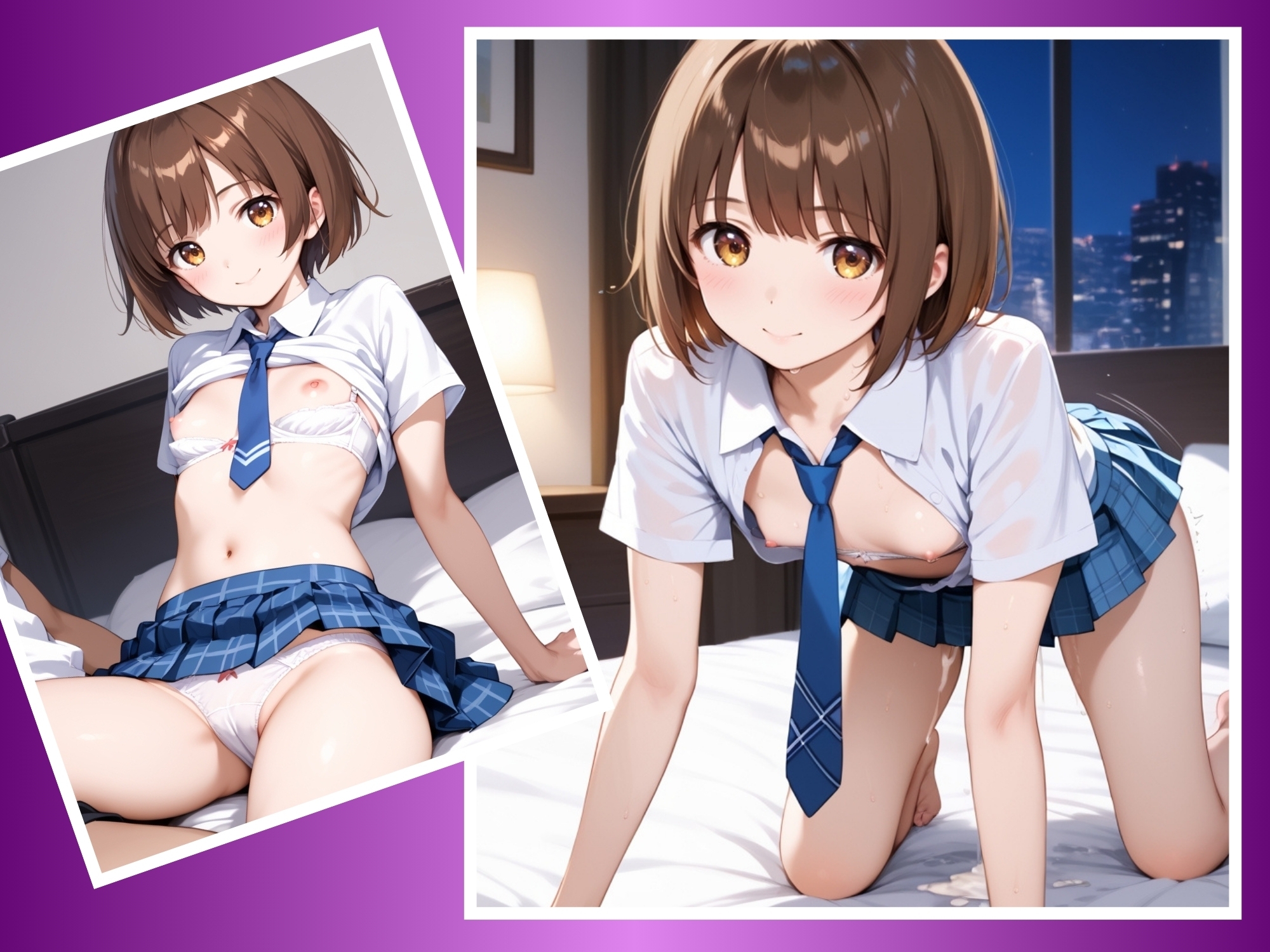 ちっぱいスレンダー制服彼女_6