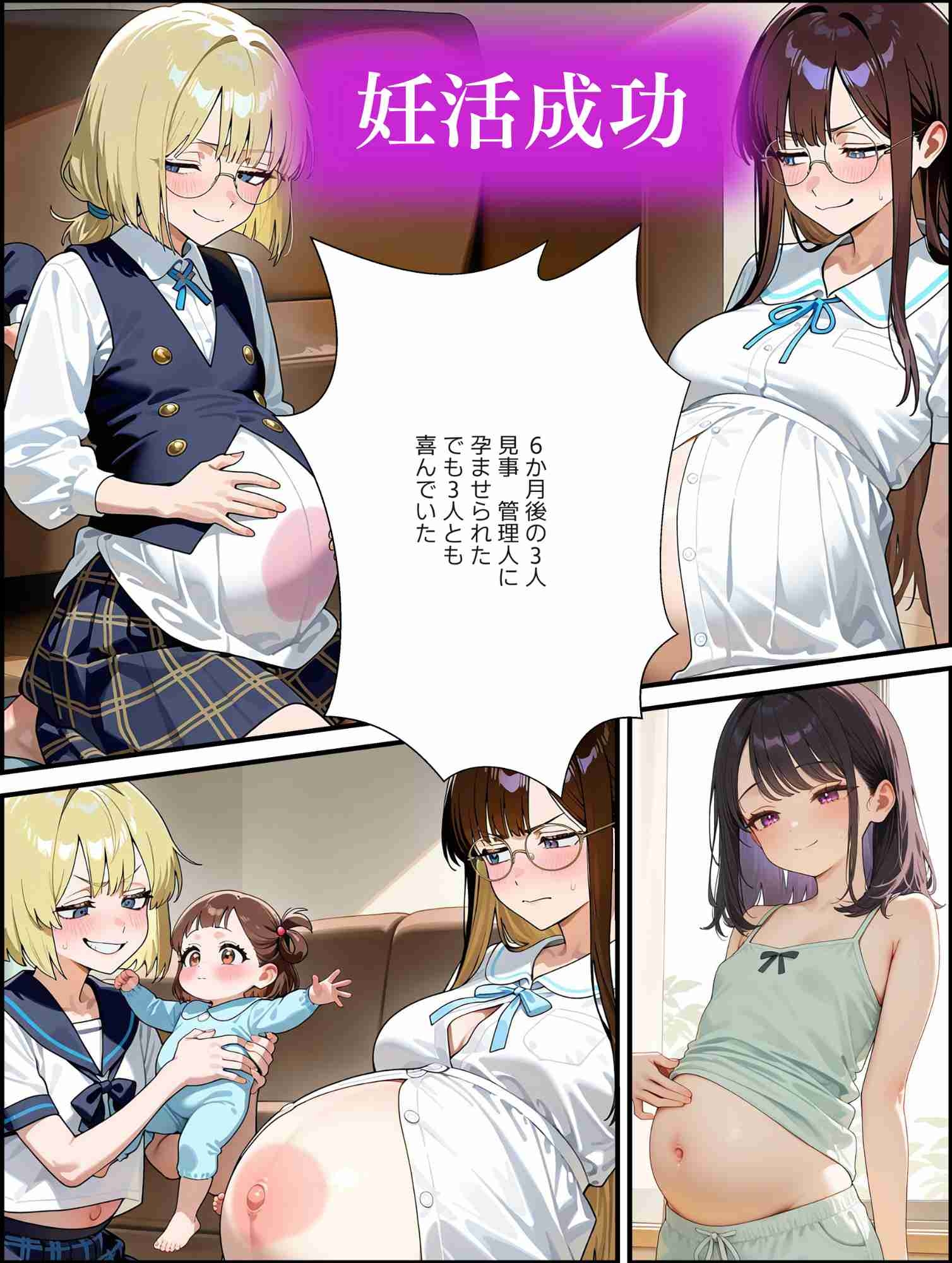 女子寮管理人の深夜巡回 部屋ごとに孕ませチェック 画像10