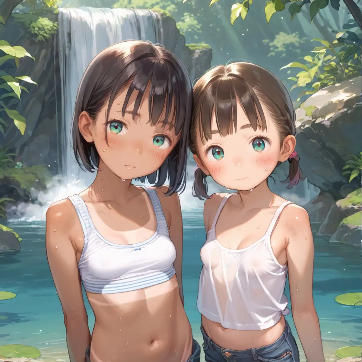 ちっぱい少女の日常〜田舎育ちのちっぱい日焼け娘と夏休みデート〜05 ぷにあな エロ画像4