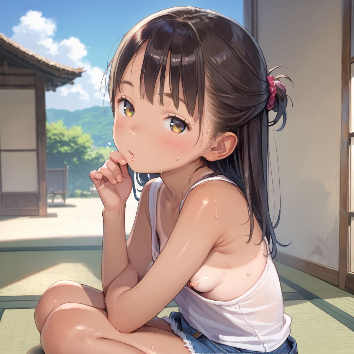 ちっぱい少女の日常〜田舎育ちのちっぱい日焼け娘と夏休みデート〜05 7枚目