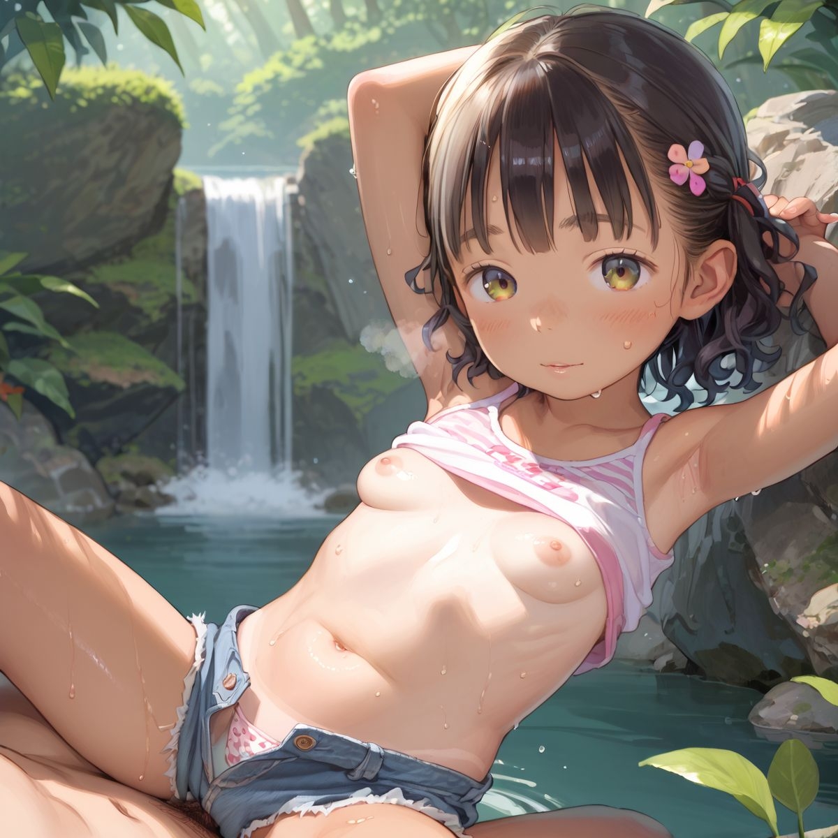 ちっぱい少女の日常〜田舎育ちのちっぱい日焼け娘と夏休みデート〜03 2枚目