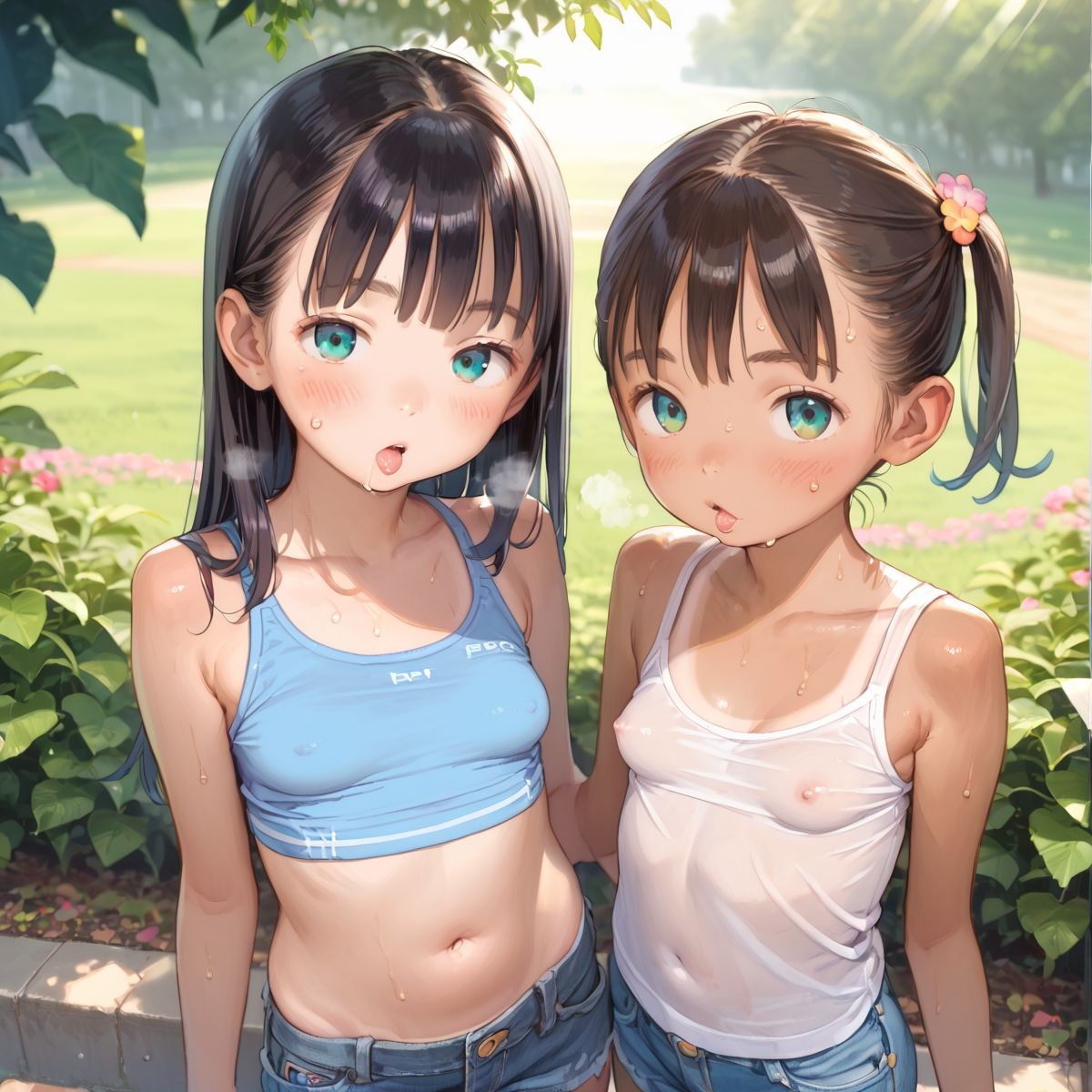 ちっぱい少女の日常〜田舎育ちのちっぱい日焼け娘と夏休みデート〜03 3枚目