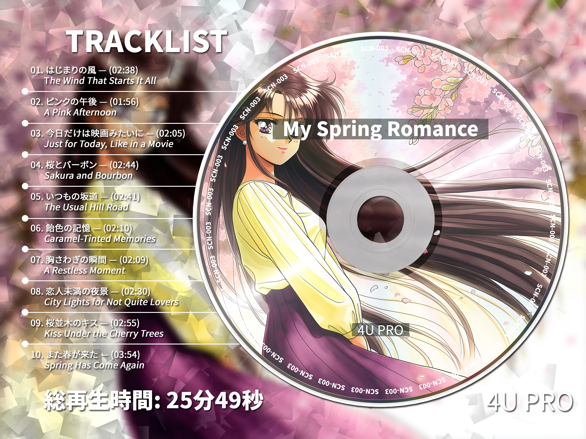 【BGM素材】 4U-SCN-003 — My Spring Romance
