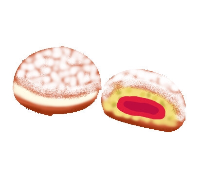食べ物素材集2、ドーナツあげぱんなど