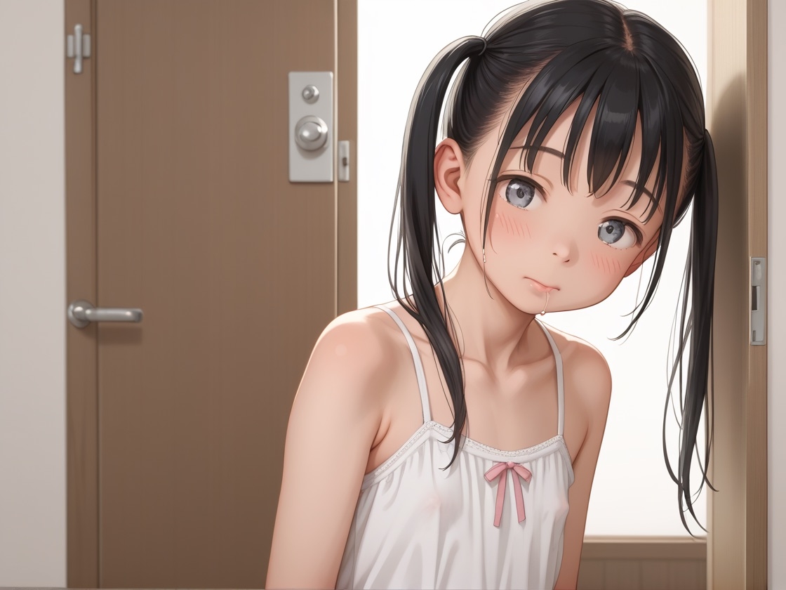 ちっぱい少女は性処理穴ごっこ_9