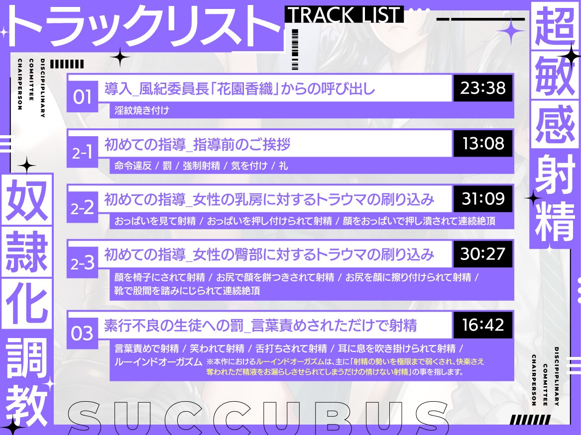 【淫紋×連続絶頂×マゾ調教】サキュバス風紀委員長による超敏感射精奴○化調教~全男子生徒のマゾ化及び貞操完全管理計画~ 画像5