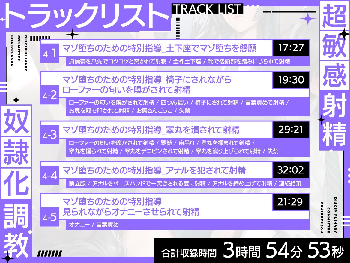 【淫紋×連続絶頂×マゾ調教】サキュバス風紀委員長による超敏感射精奴○化調教~全男子生徒のマゾ化及び貞操完全管理計画~ 画像6