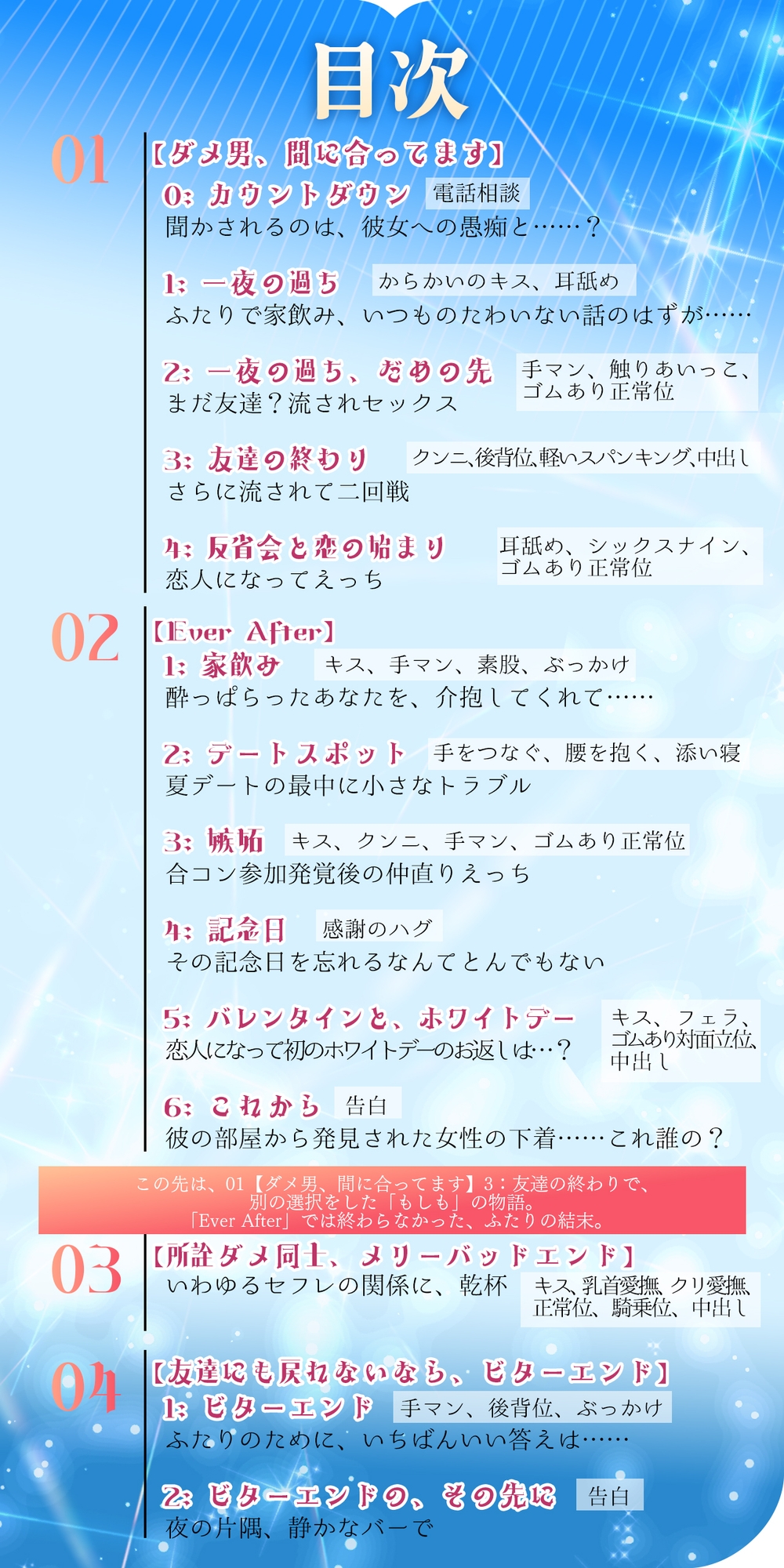 (小説版)ダメ男、間に合ってます「Ever After」