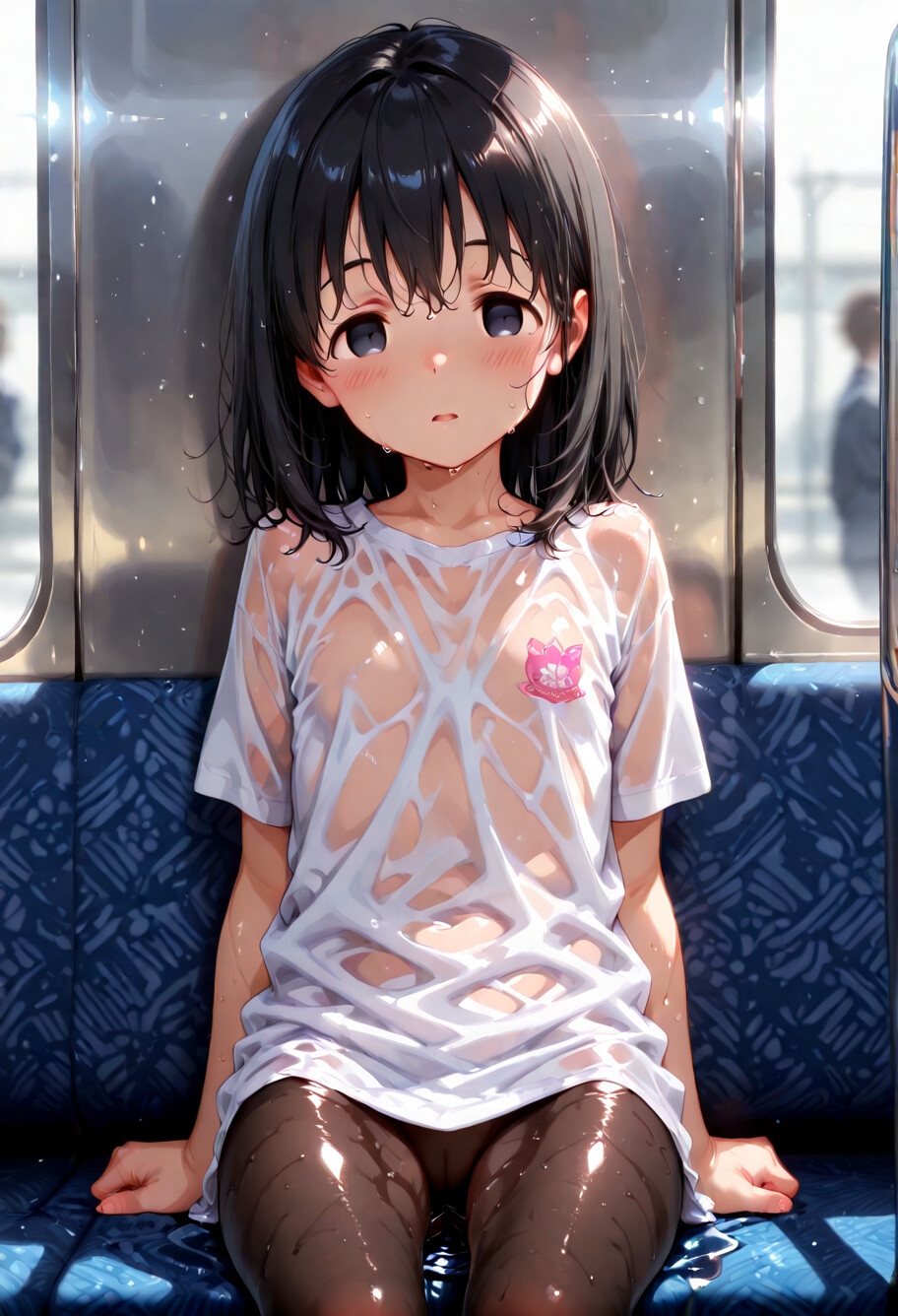 少女と痴〇電車～通勤途中のリーマンに狙われるつるぺた○リっ娘～_9