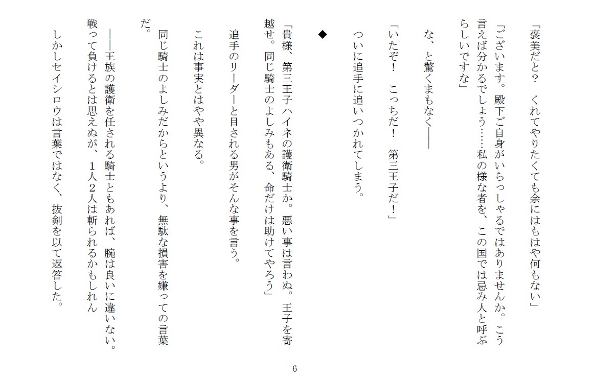 逃亡王子と忌み人の騎士