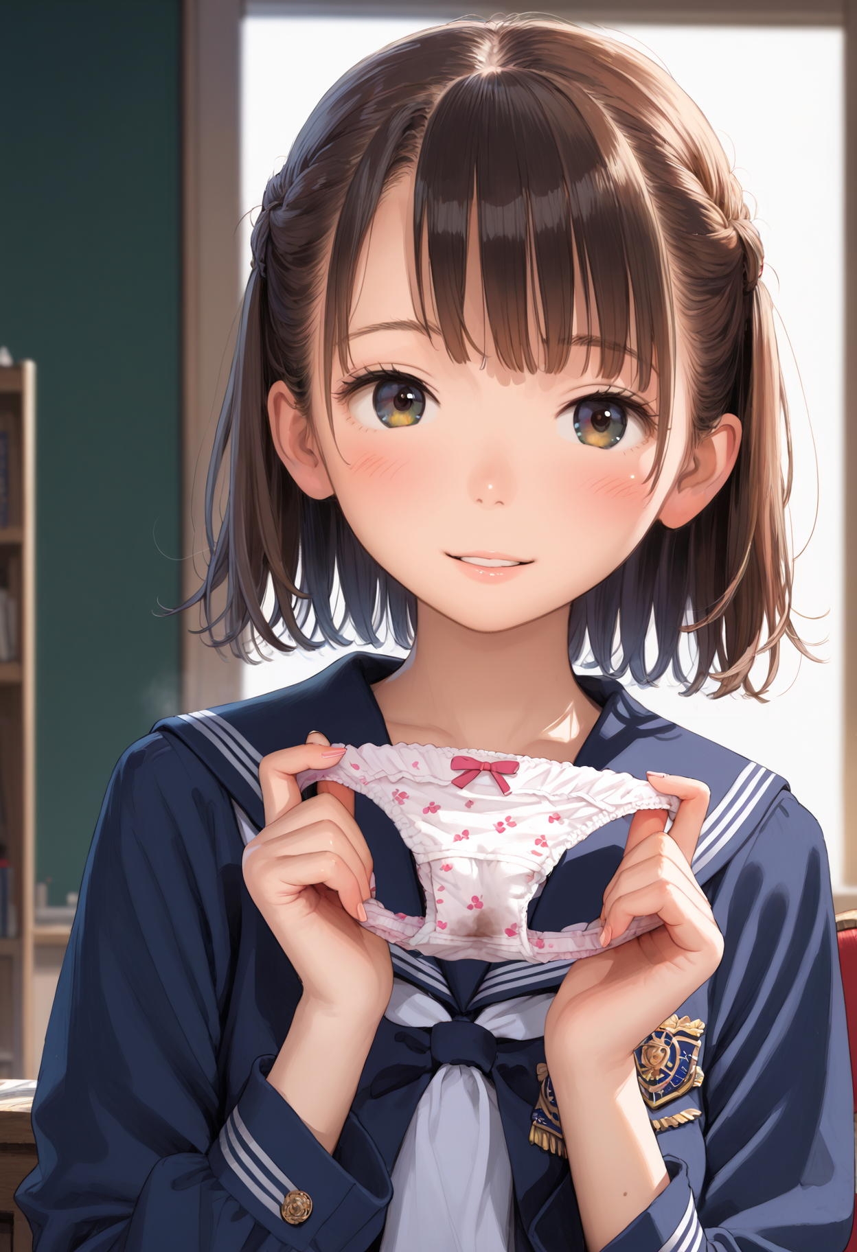 【私の汚れたパンティ】オシッコ染みと匂い付き_7