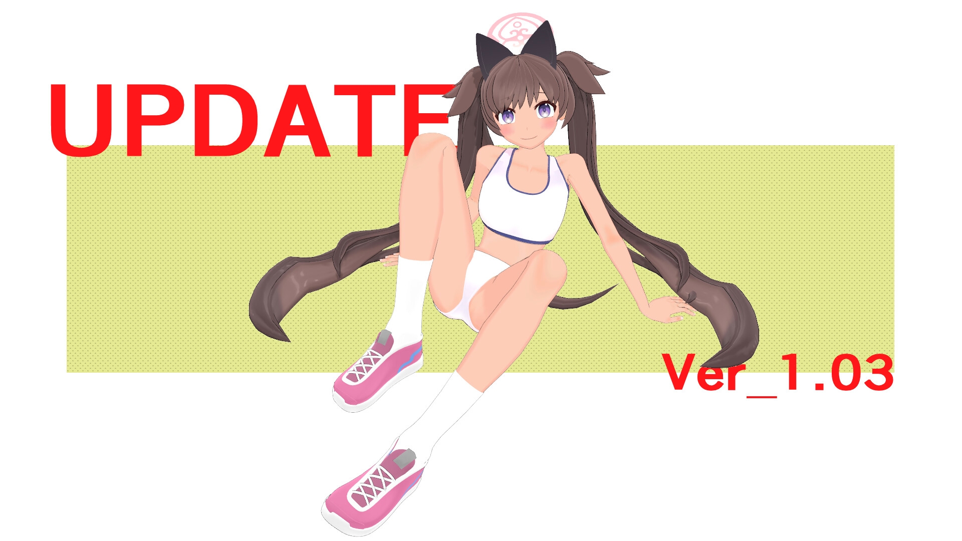 ブルアカ 河和シズ〇(水着&体操服セット) MMD用3Dモデルデータ 画像7