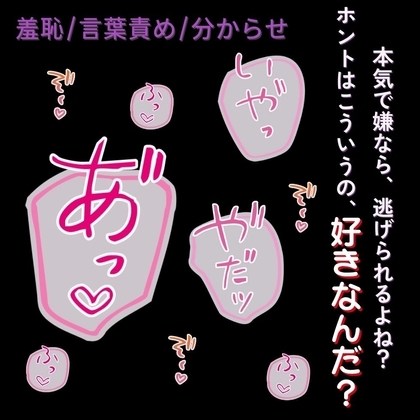【羞恥/言葉責め/分からせ】「嫌がってる"フリ"、バレてるよ?」~強引な裏垢男子に堕とされる~
