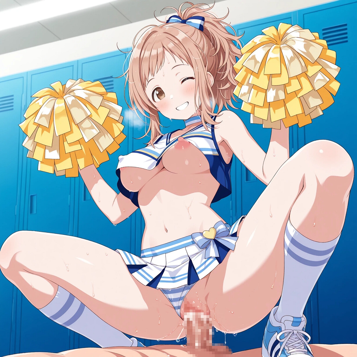 常識改変された学校で性処理をするアイドル 櫻〇真乃編10