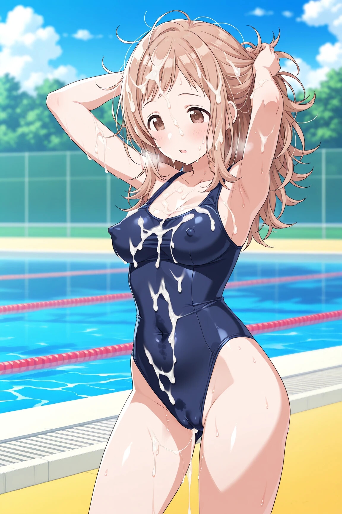 常識改変された学校で性処理をするアイドル 櫻〇真乃編7