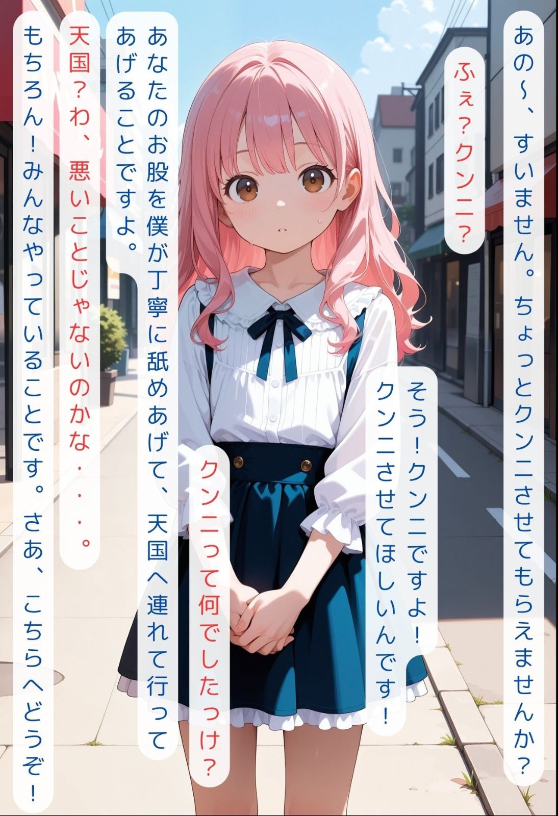 「あの、すいません。クンニさせてもらえませんか?」つるぺた美少女編_7