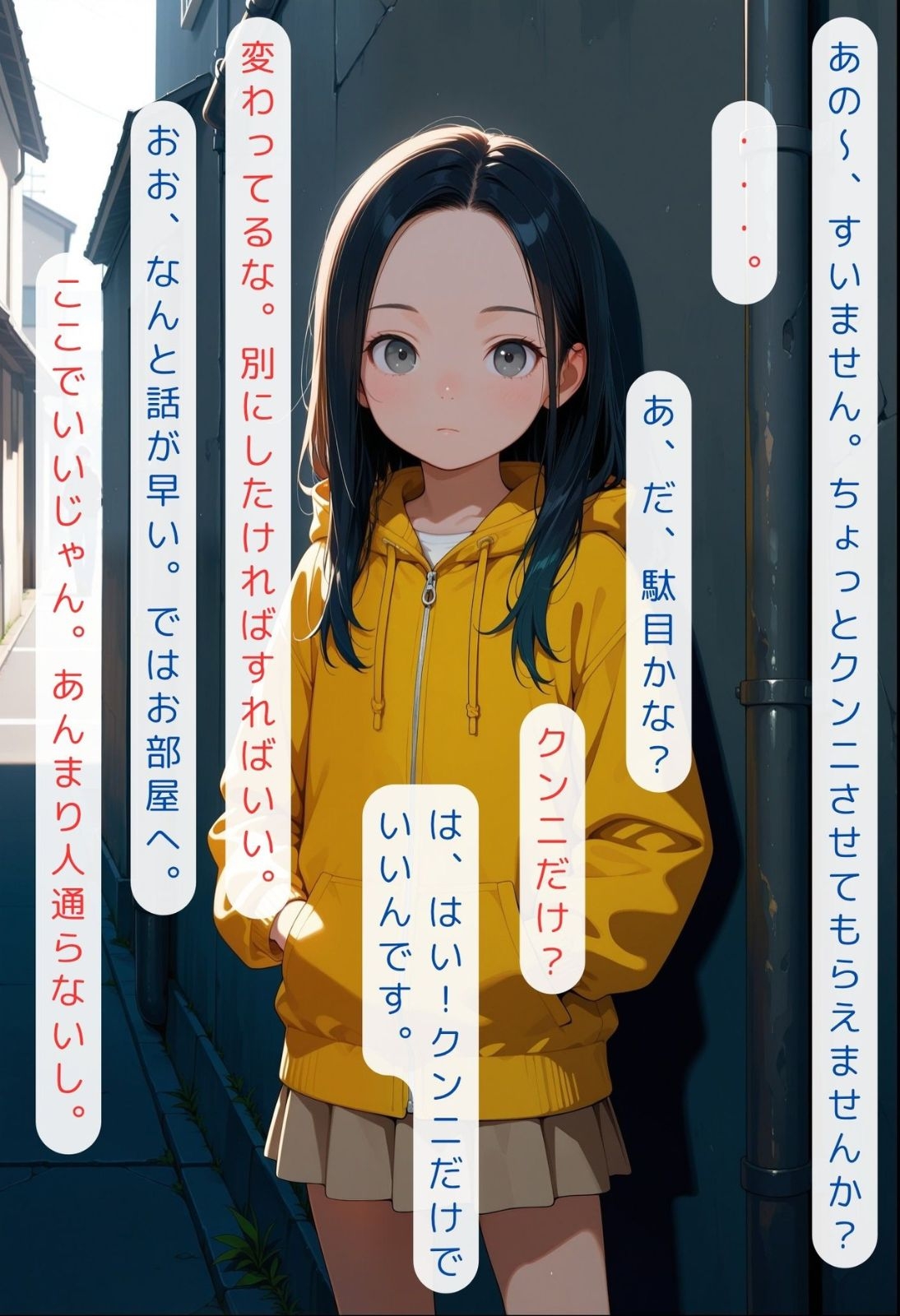 「あの、すいません。クンニさせてもらえませんか?」つるぺた美少女編_9