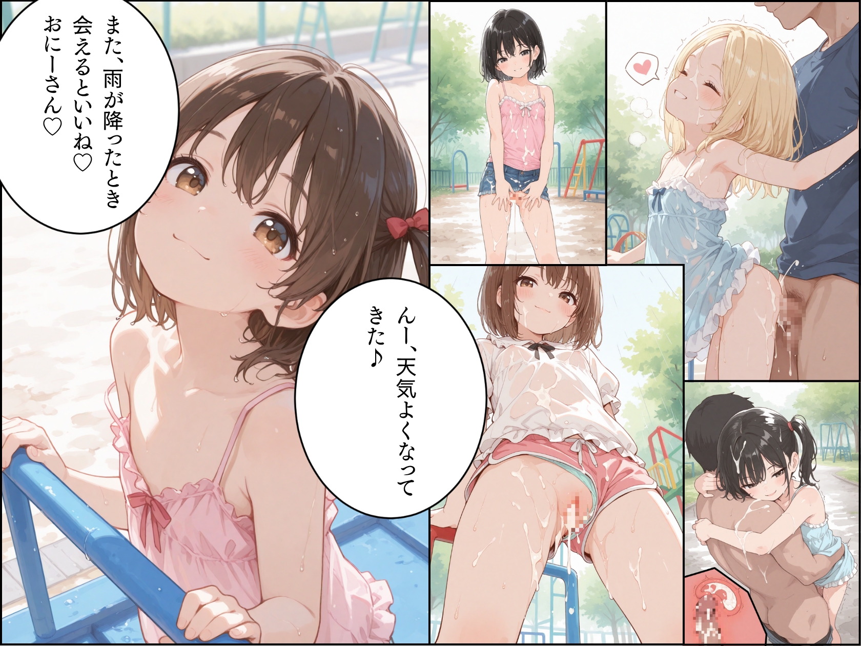 雨宿り。3雨の公園で出会った、小悪魔な少女との話。 9枚目
