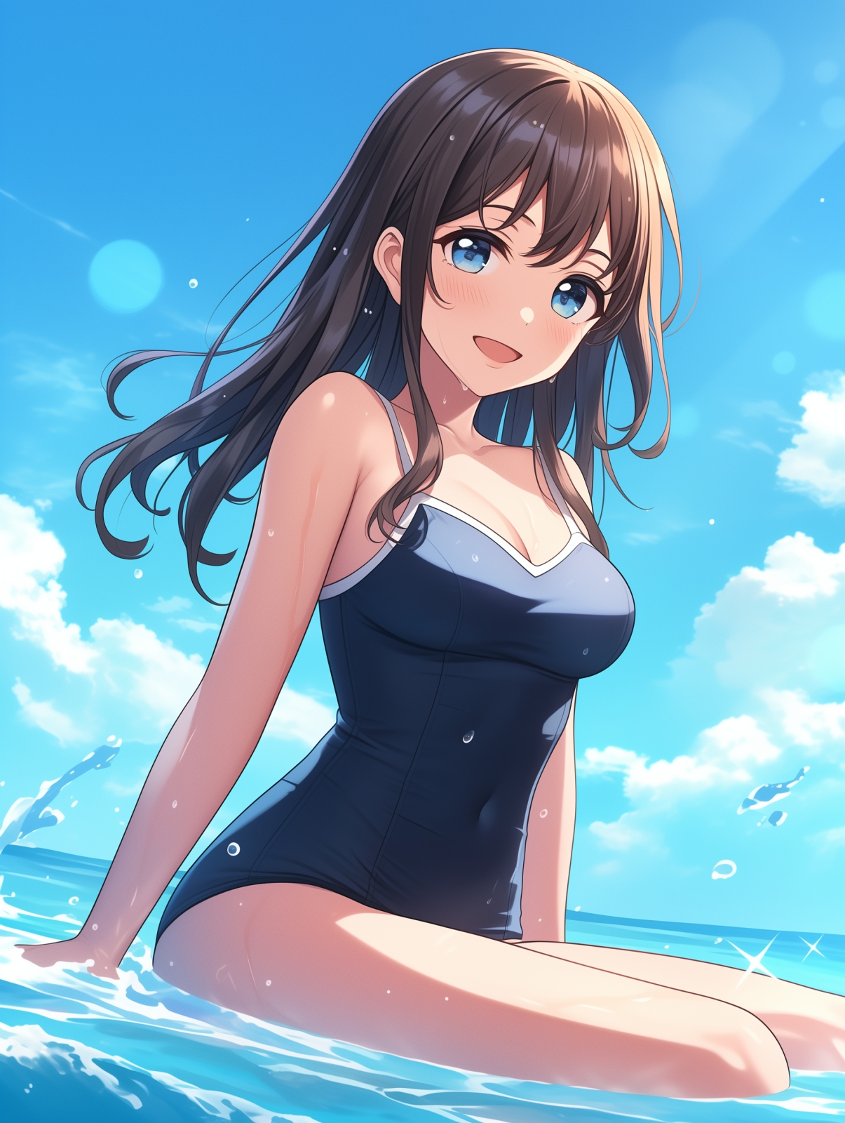 AI生成スク水少女100名CG集_6