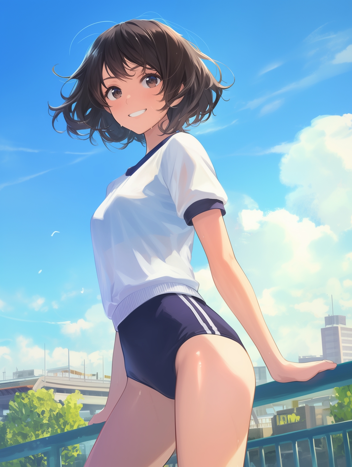 AI生成ブルマー少女100名CG集_1