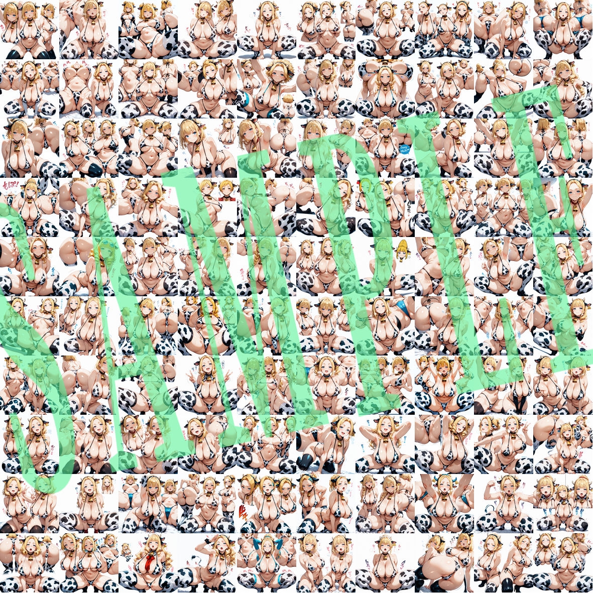 牛柄ビキニキャラクターコレクション(Lサイズ)Vol.01_4