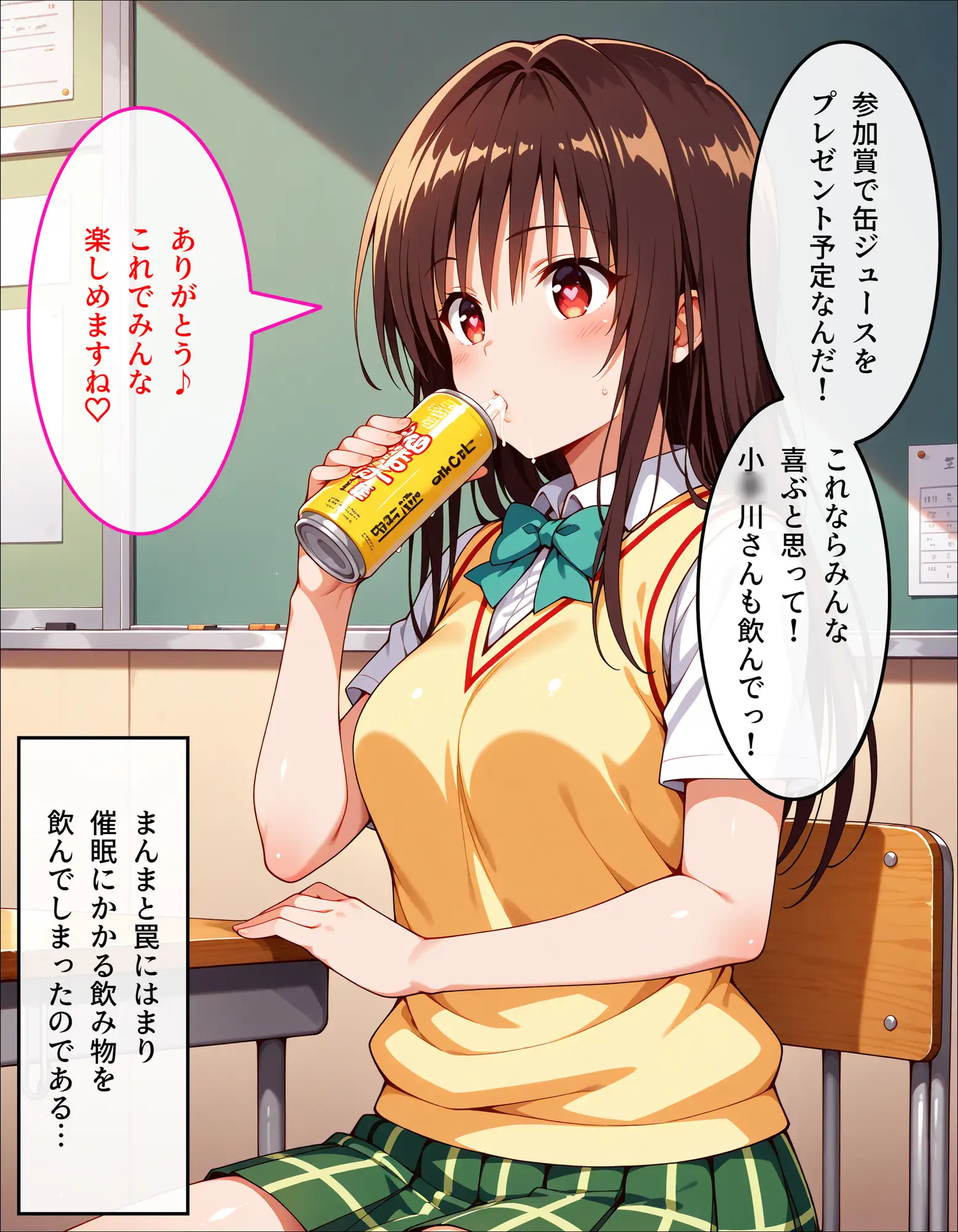 文化祭の裏側 保健室で交差する小◯川唯 もしも☆アニ エロ画像4