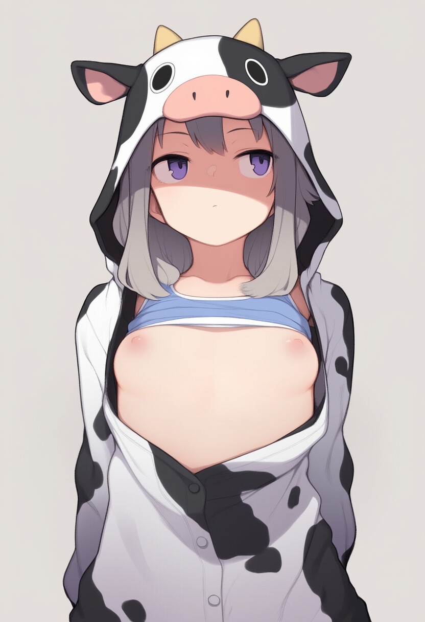 着ぐるみの女の子がおっぱい見せてくれる_8