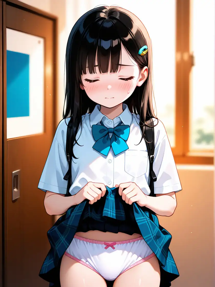 まだ綿パンツのくせにパンチラで誘惑してくる妹に生ハメした話 べもてぃっく エロ画像2