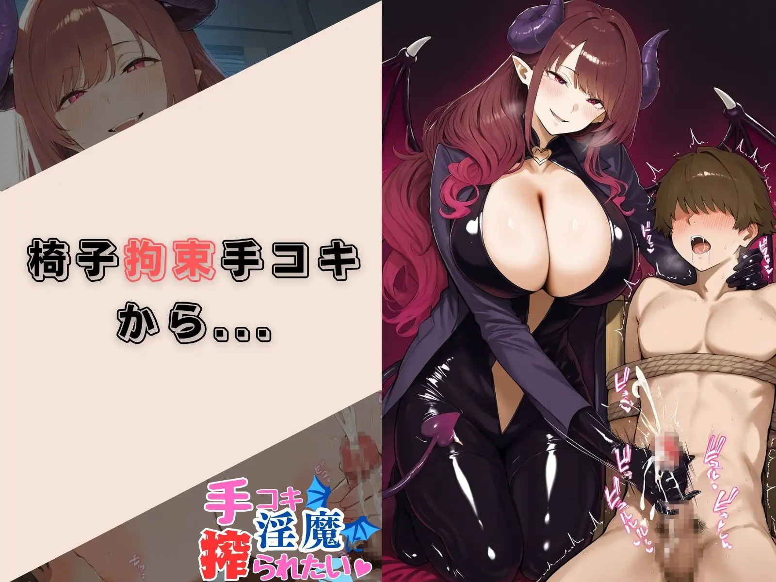 爆乳手コキ淫魔に搾られたい♡ われめ仙人 エロ画像3