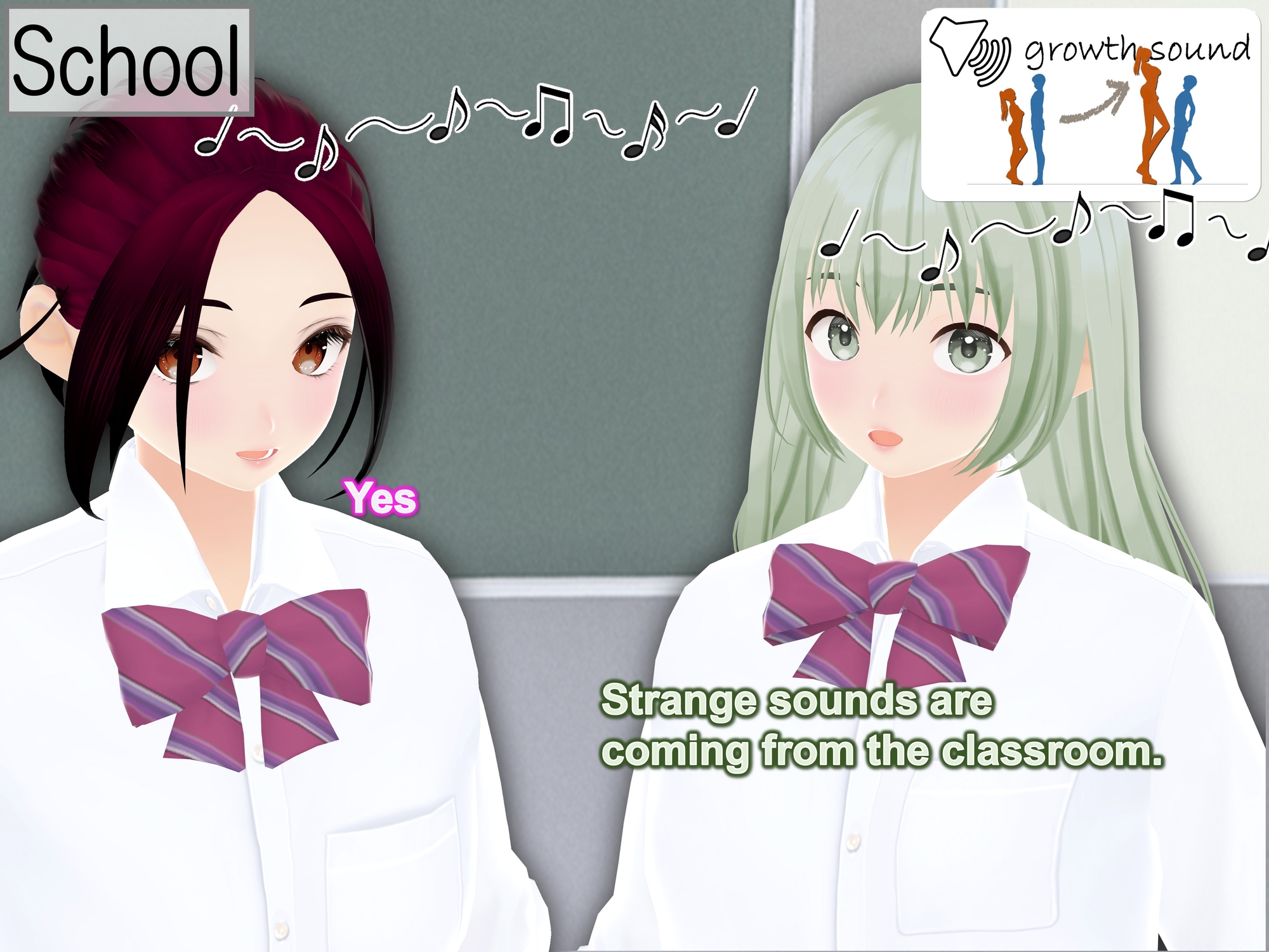 Outgrowing only girls, Overtake boys, Growth sound. Alleyway Arc