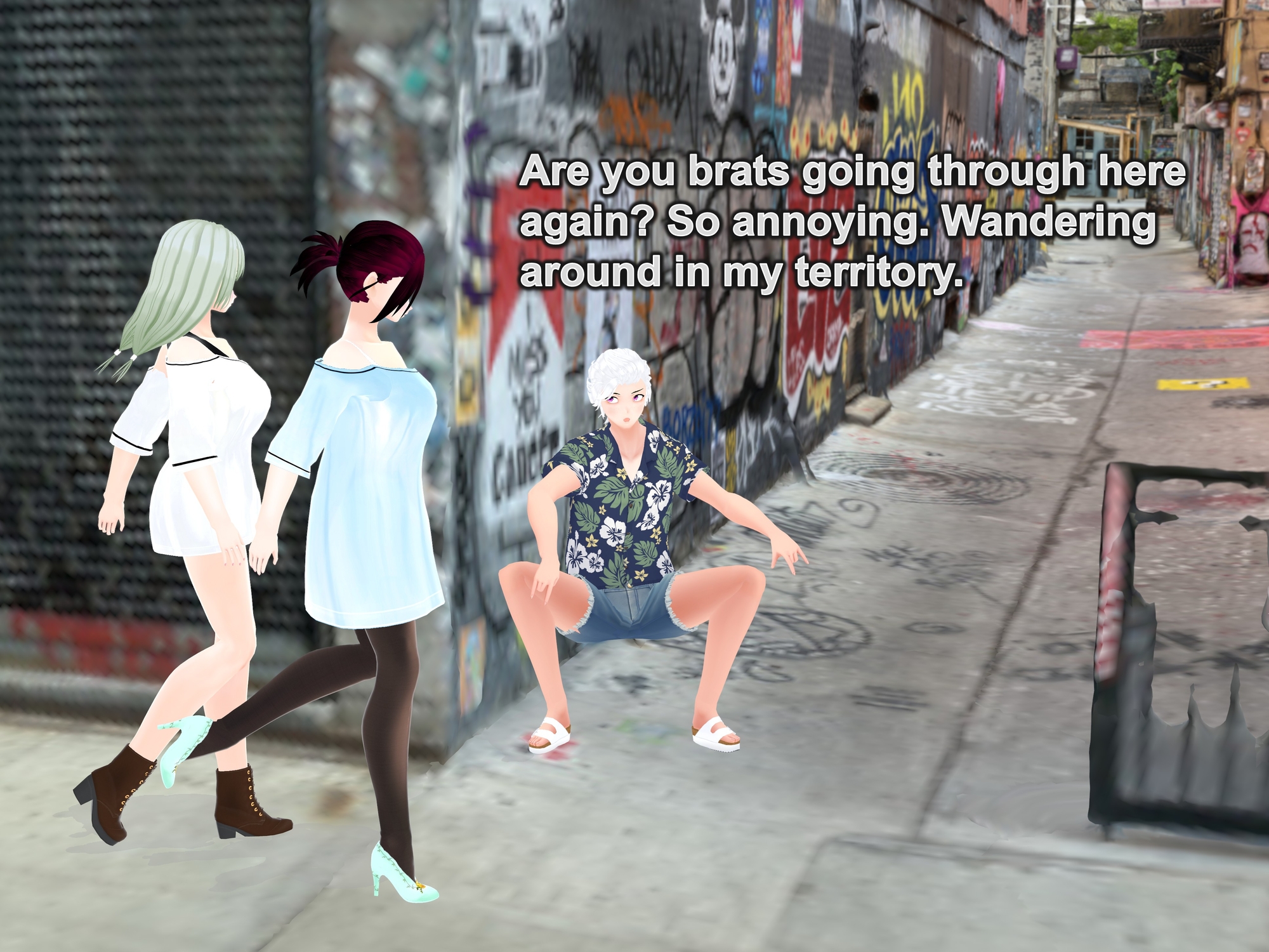 Outgrowing only girls, Overtake boys, Growth sound. Alleyway Arc