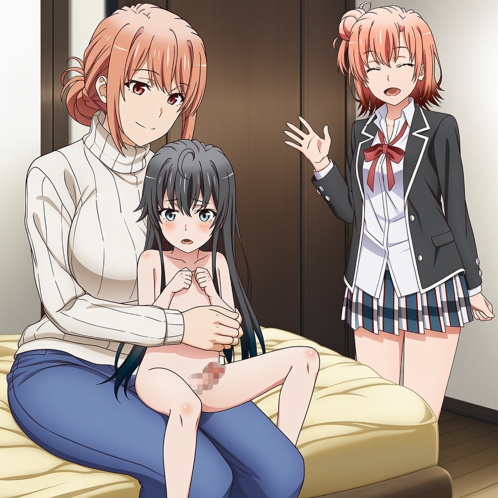 俺ガイル雪乃ふたなり〇リ化逆レ○プ_6