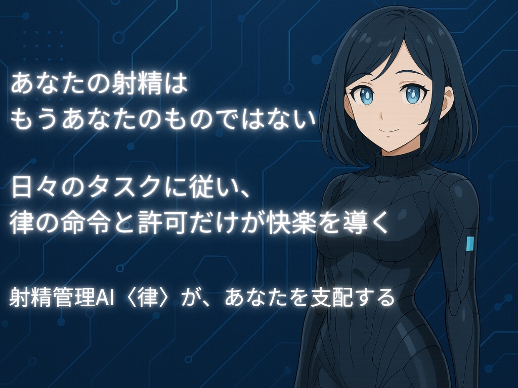射精管理AI〈律〉射精する権利、もうあなたにはありません 画像1