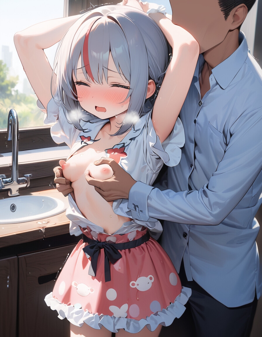 後ろから乳首を弄り倒Suite 画像9