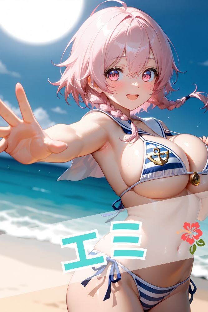 あやめの悩殺マイクロビキニ写真集【美少女水着コスプレ風】_3