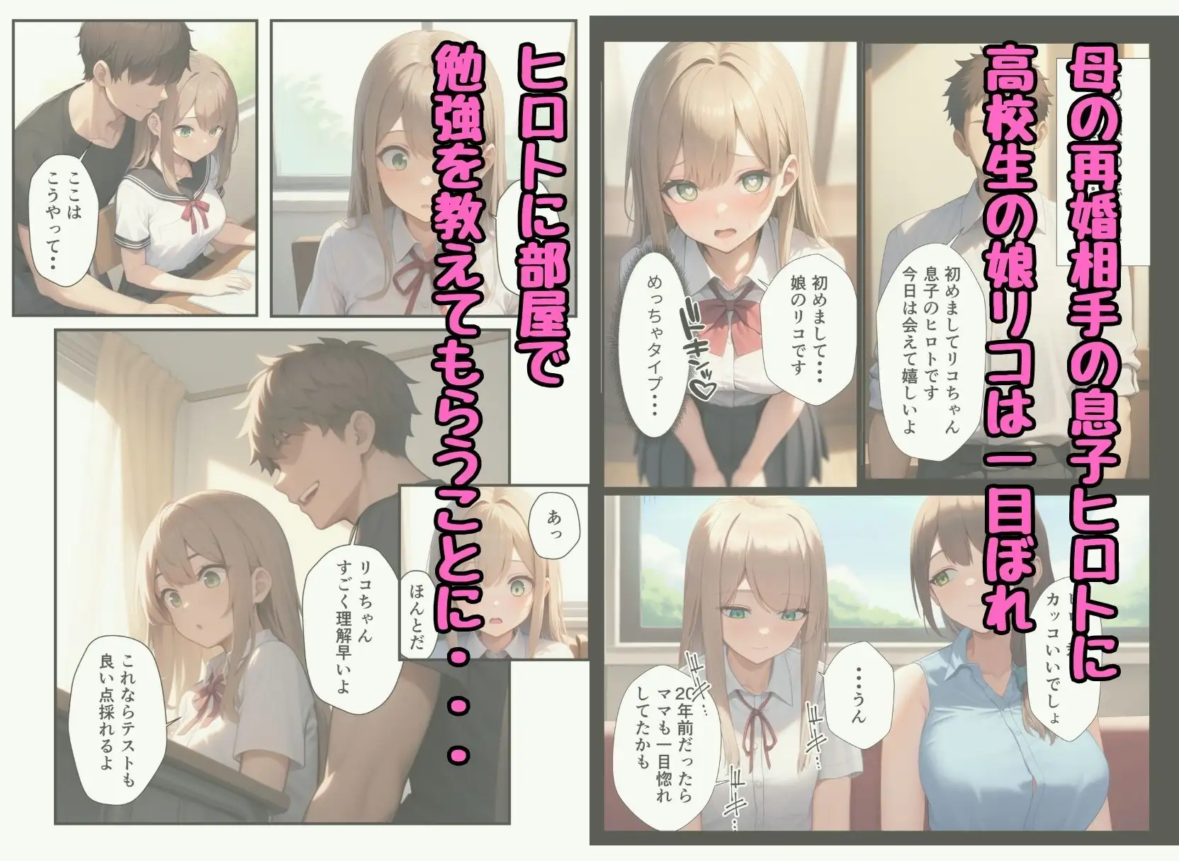 再婚相手の息子に堕とされた母娘の日替わり中出しSEX まんまん屋 エロ漫画2