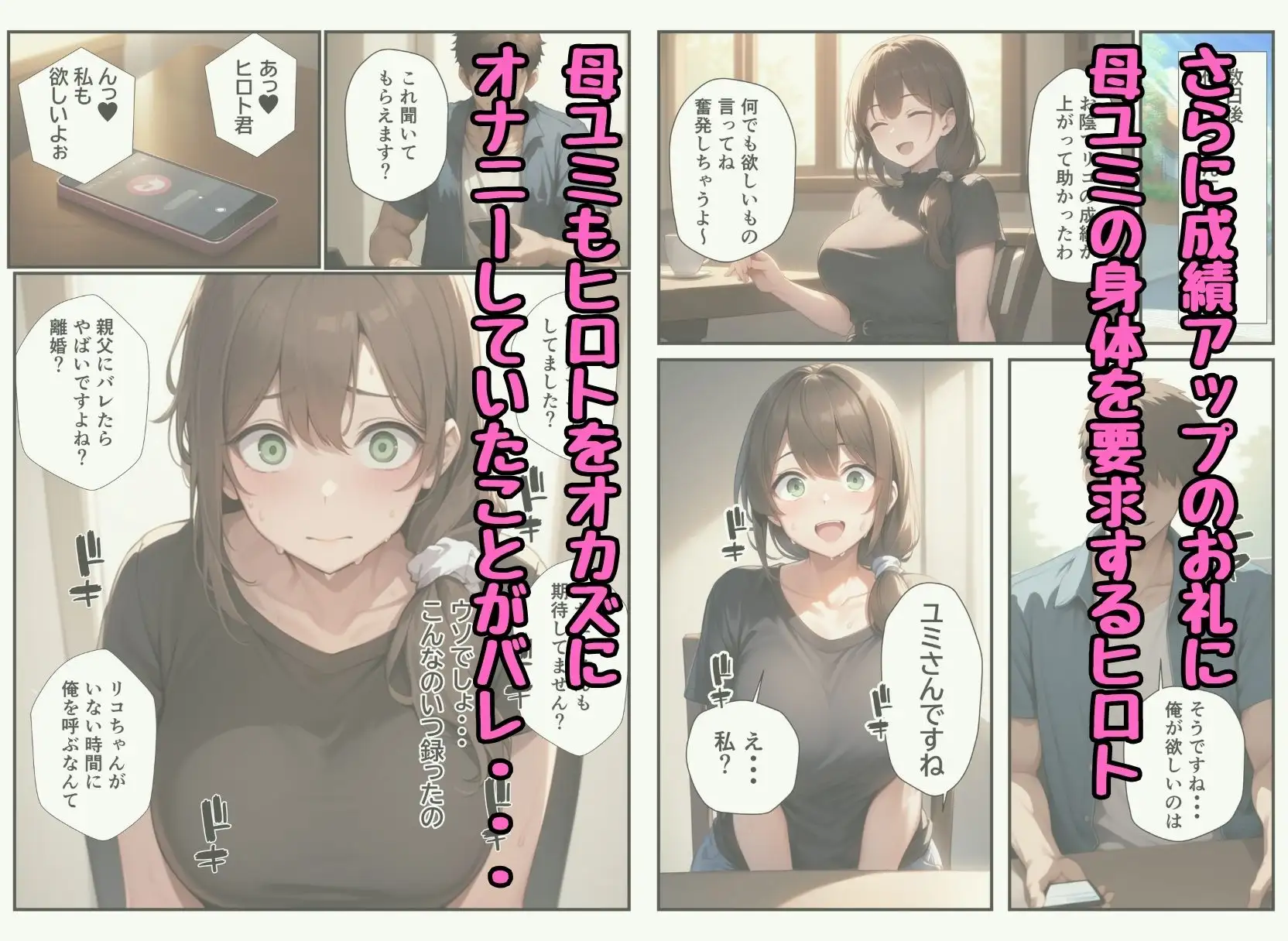 再婚相手の息子に堕とされた母娘の日替わり中出しSEX まんまん屋 エロ漫画6