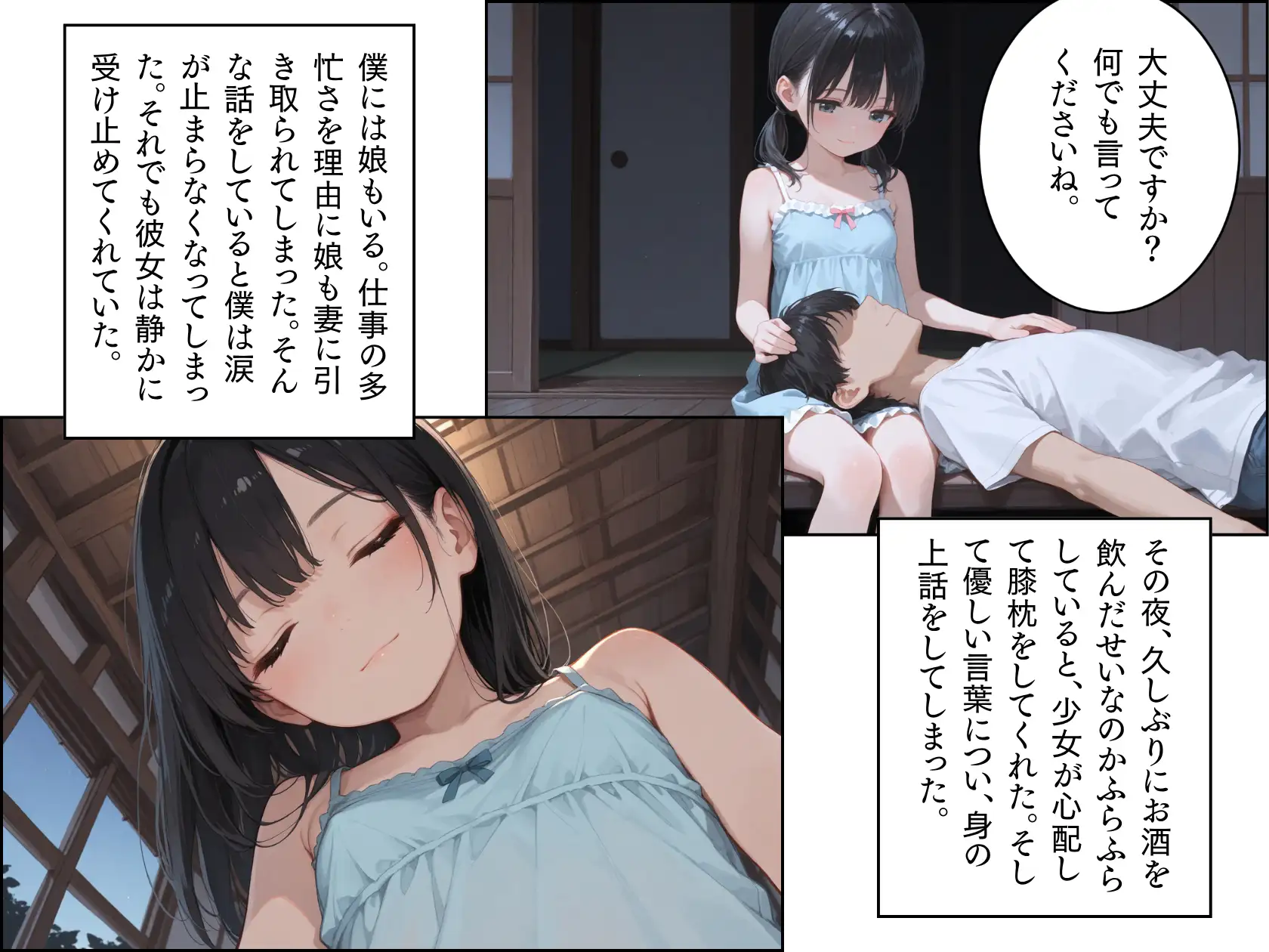 ある夏に田舎の民泊で出会った少女との話。前編 ぱんなっつ エロ画像5