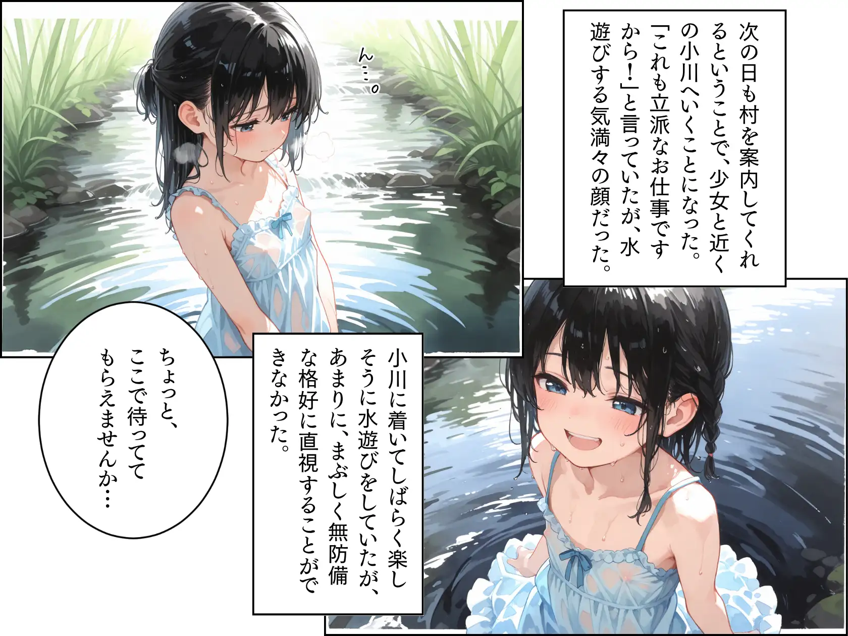ある夏に田舎の民泊で出会った少女との話。前編 ぱんなっつ エロ画像6