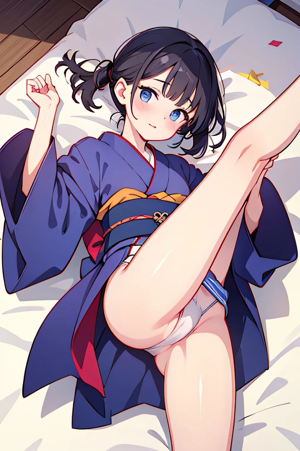和服女性と着たままえっち！ 帯は取らないで…。 画像6