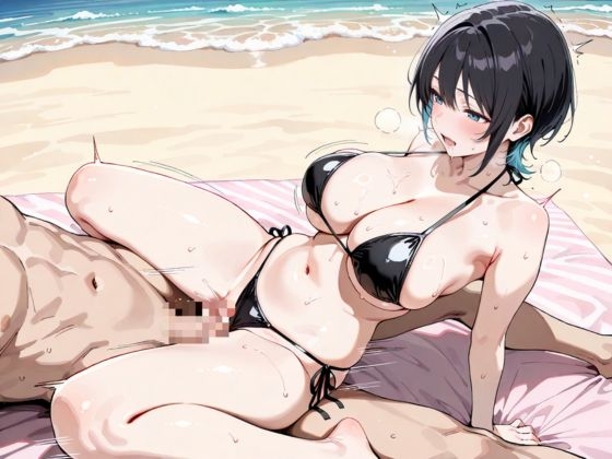 爆乳ママ友 性処理旅行 ビーチ編 画像6