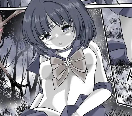 洗脳され敵前でオナニーをさせられながら丸呑みにされるセ●ラーサタ●ン