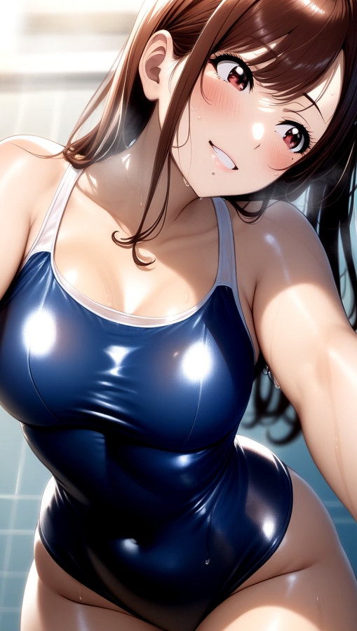 女子高生に蹴られるだけ 格闘女子天崎美姫とスクール水着な日々2_3