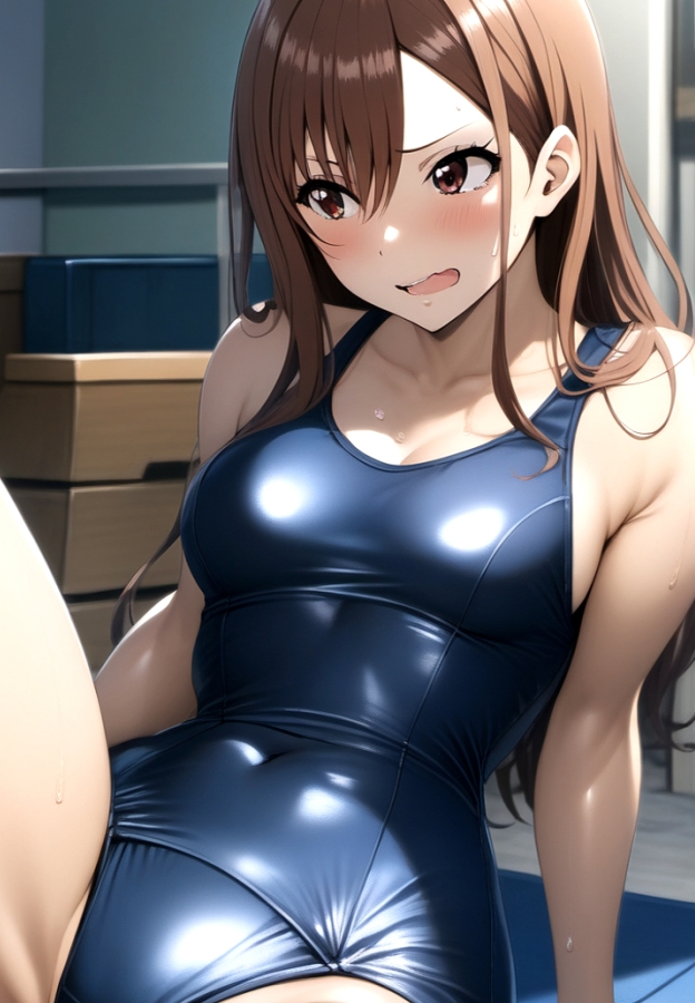 女子高生に蹴られるだけ 格闘女子天崎美姫とスクール水着な日々2_5