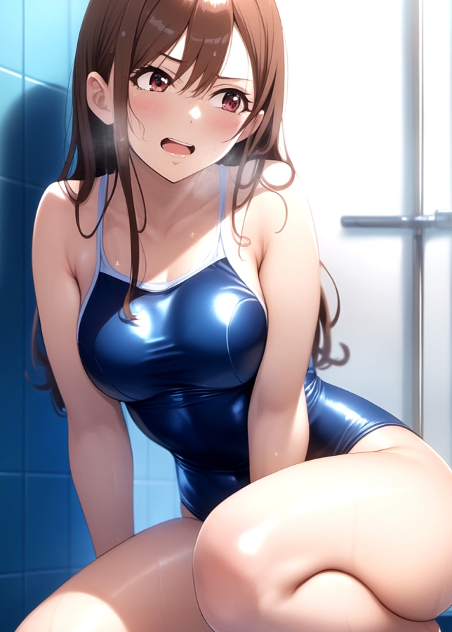 女子高生に蹴られるだけ 格闘女子天崎美姫とスクール水着な日々2_9